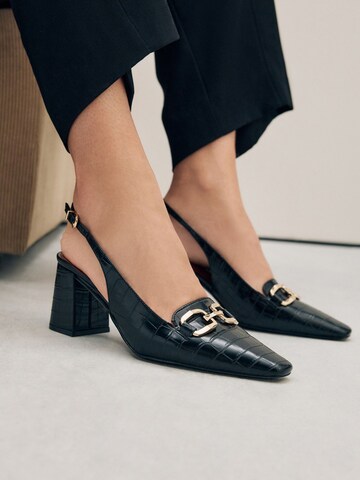 Décolleté sling di Next in nero: frontale