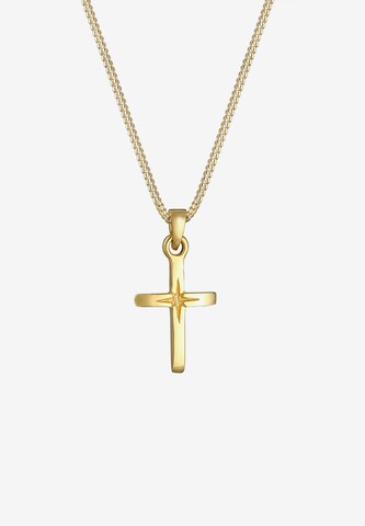 ELLI Halsband 'Kreuz' i guld