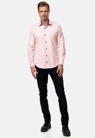 Rusty Neal Regular fit Overhemd in Rood