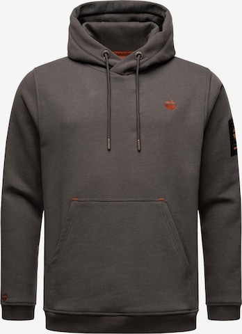 STONE HARBOUR Sweatshirt 'Bodo Shain' in Grau: predná strana