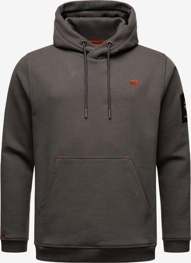 STONE HARBOUR Sweater majica 'Bodo Shain' u tamo siva, Pregled proizvoda