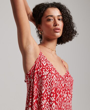 Superdry Beach Dress in Red