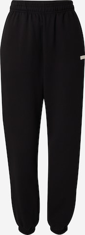 BJÖRN BORG Tapered Sportbroek in Zwart: voorkant