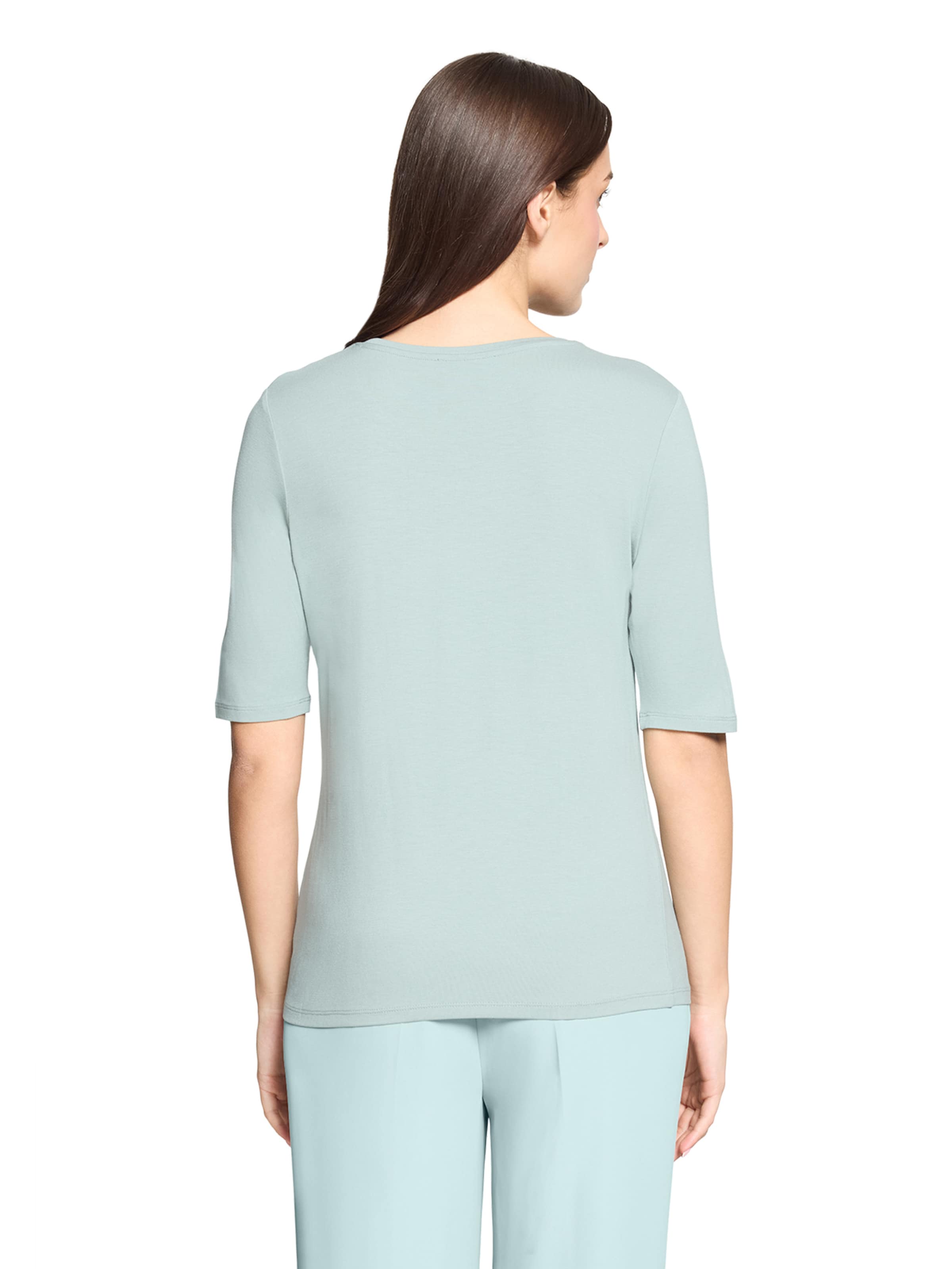 Betty Barclay Basic Shirt kurzarm in Grau