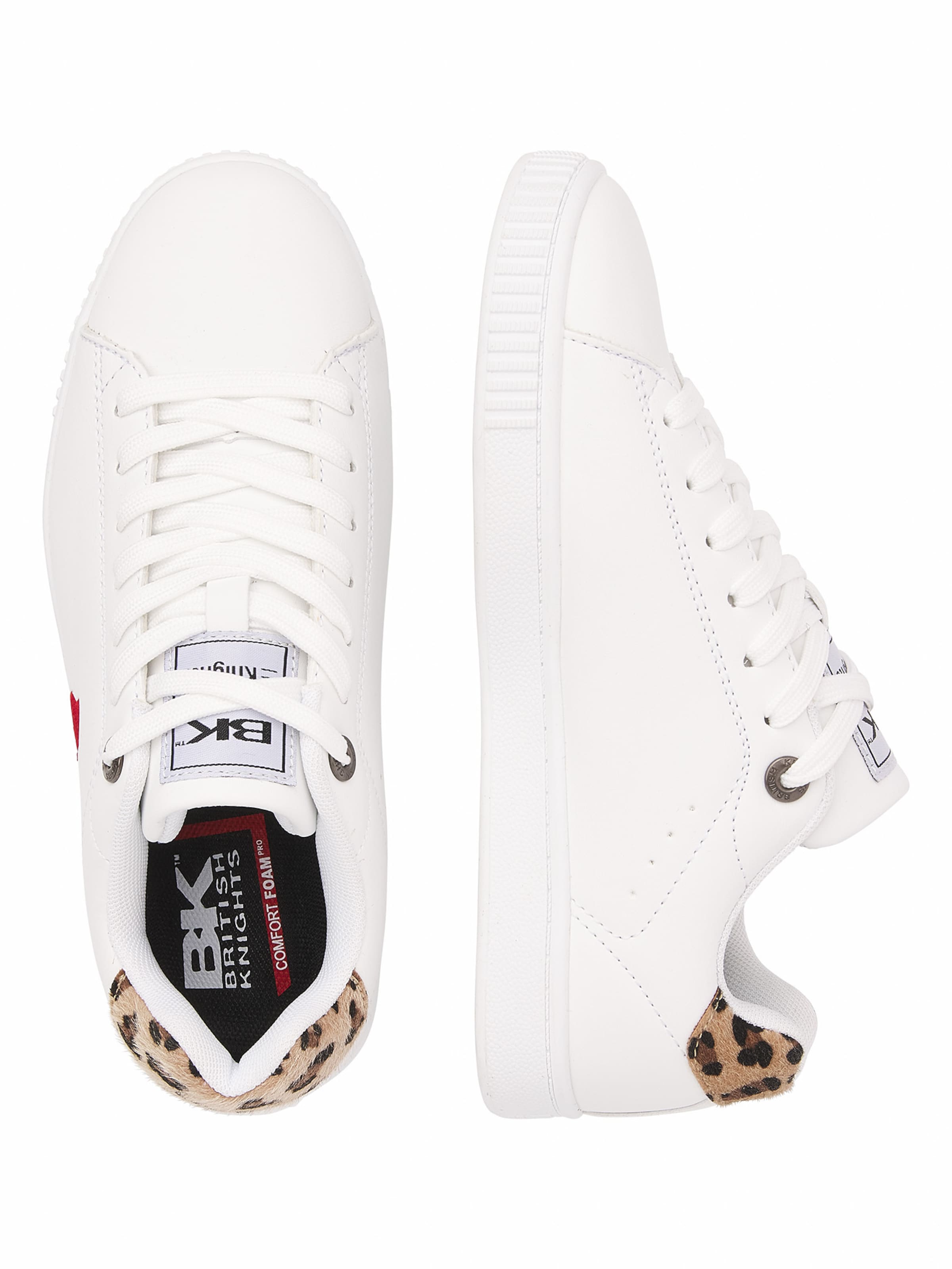 BRITISH KNIGHTS Sneaker low 'MIST' i hvid: top