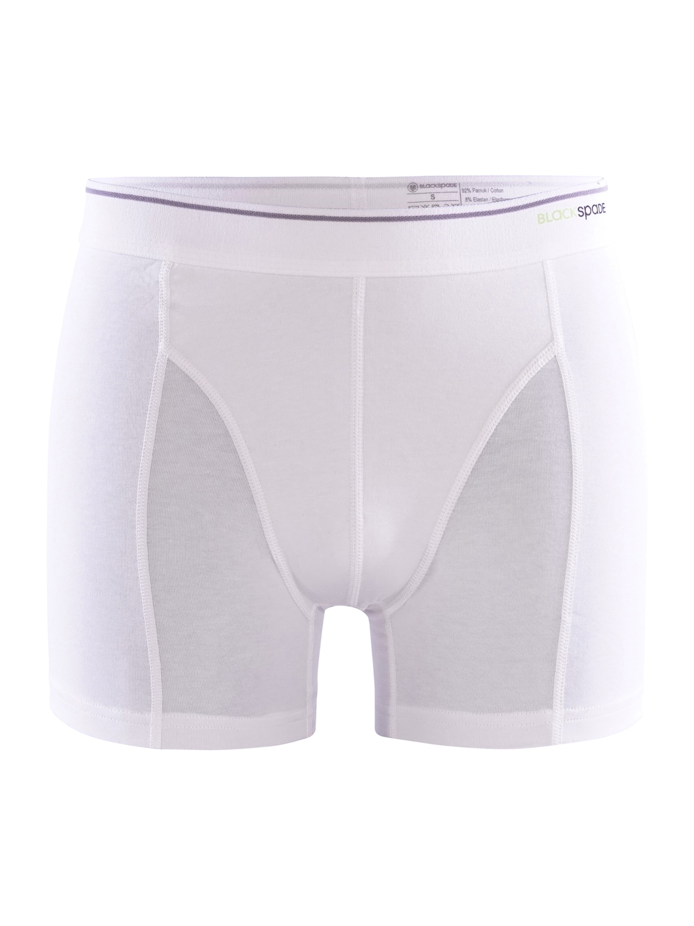 Boxers ' Tender Cotton ' Blackspade en blanc