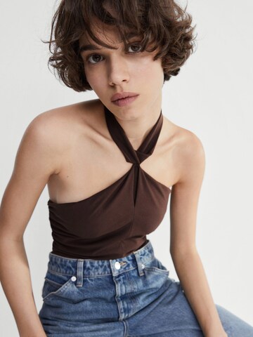 MANGO Top 'HARPER' in Brown