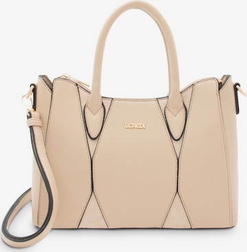 L.CREDI Handbag 'Rahja' in Beige: front