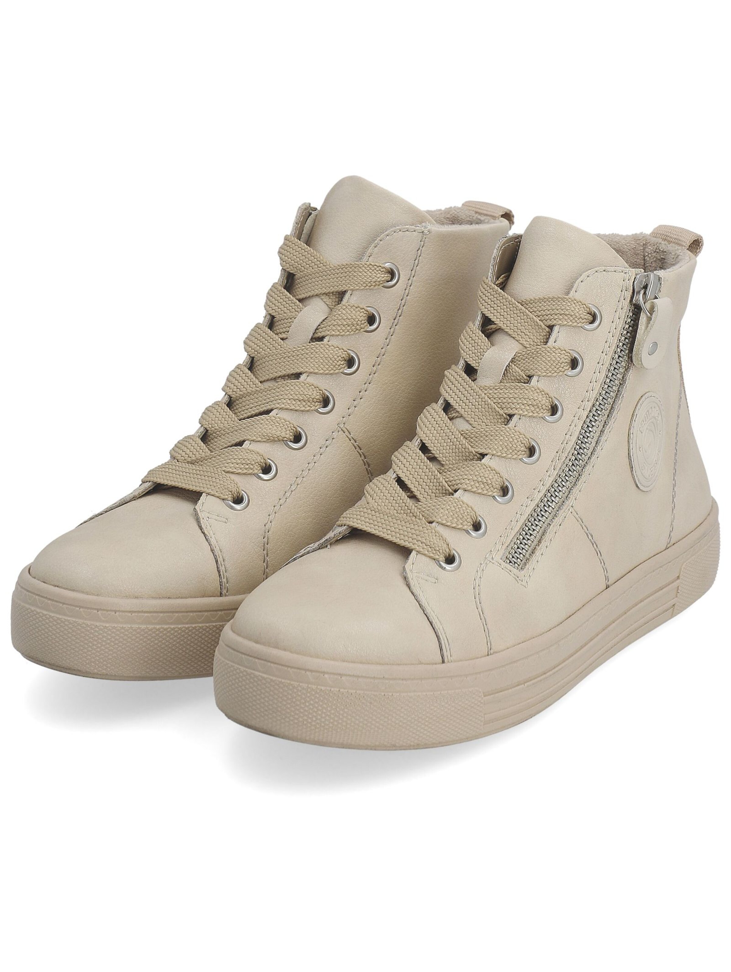REMONTE Sneakers hoog in Beige