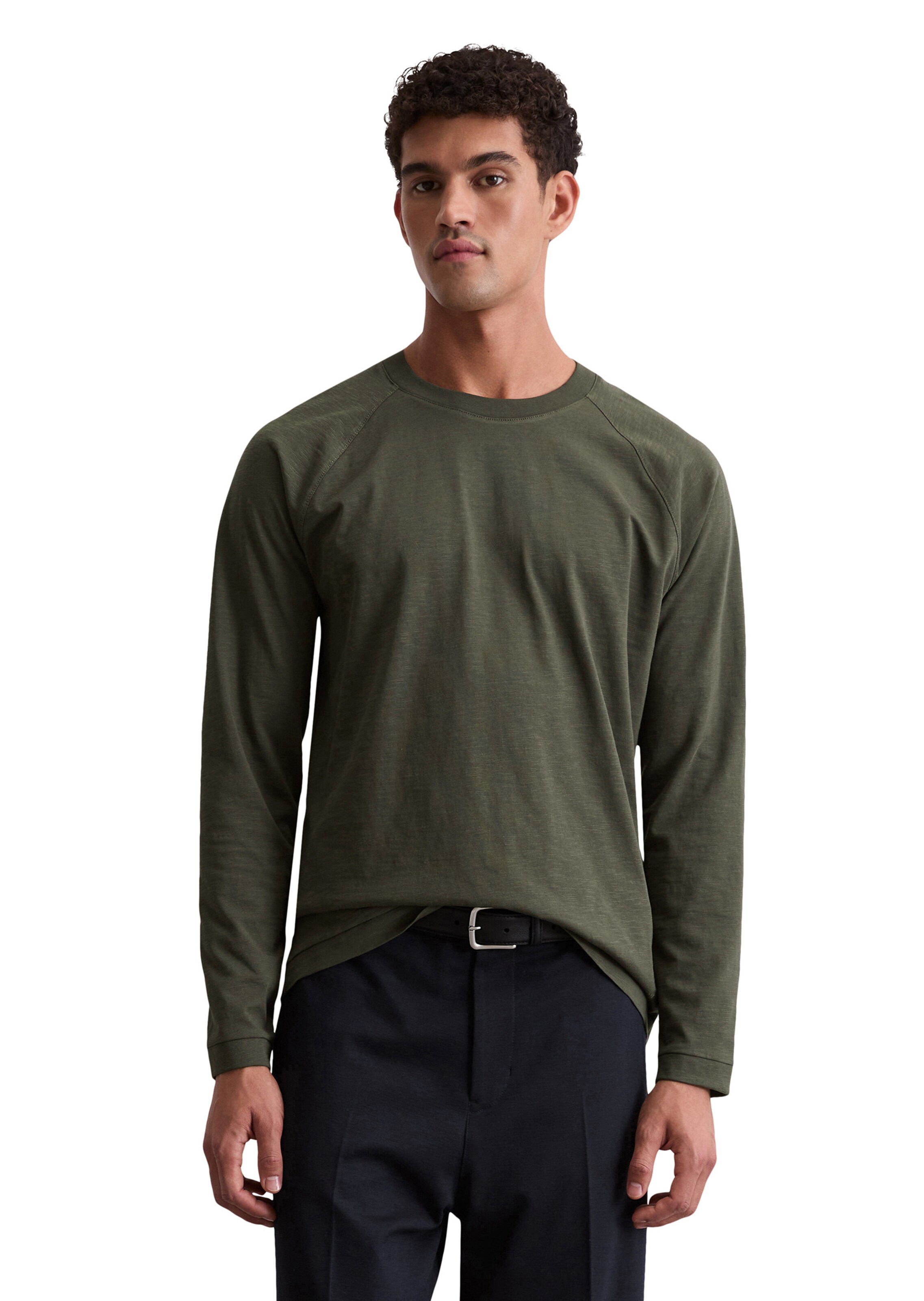 Marc O'Polo Sweater in Green: front