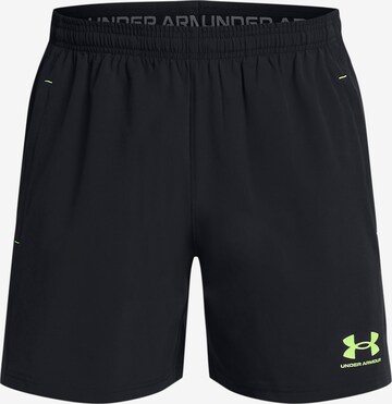 UNDER ARMOUR Workout Pants 'Challenger Pro' in Black: front