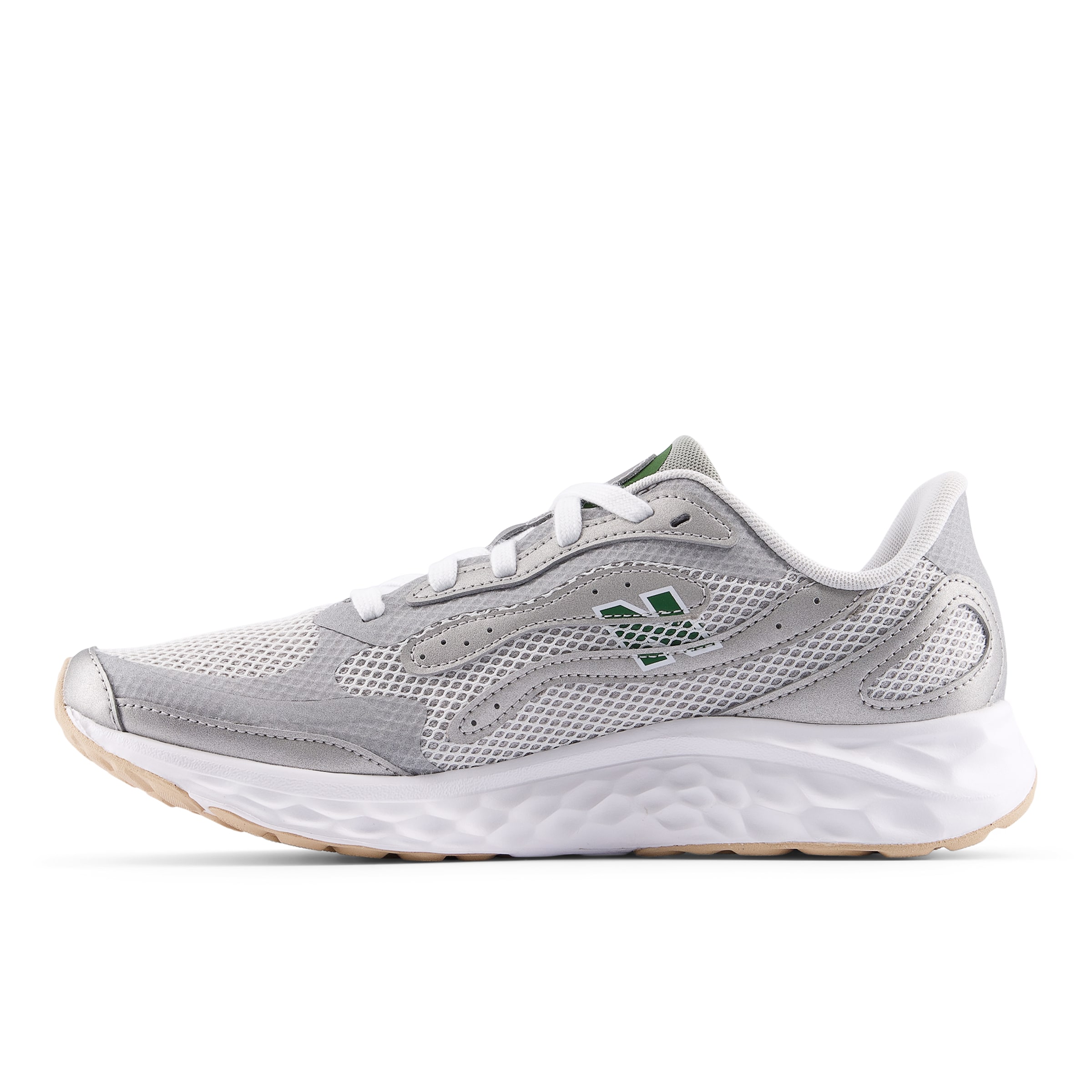 Chaussure de course new balance en gris : devant