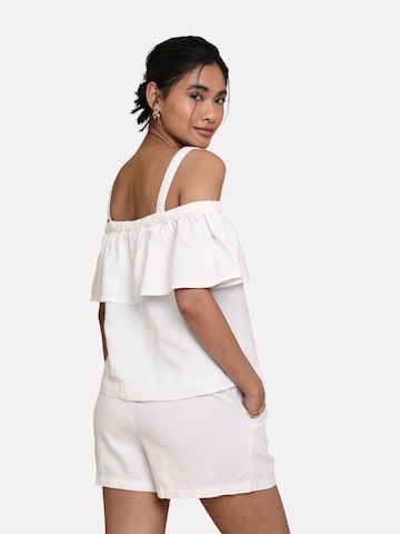 Threadbare - Blusa 'Aspen' em branco