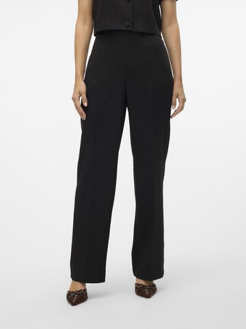 VERO MODA Regular Broek in Zwart: voorkant