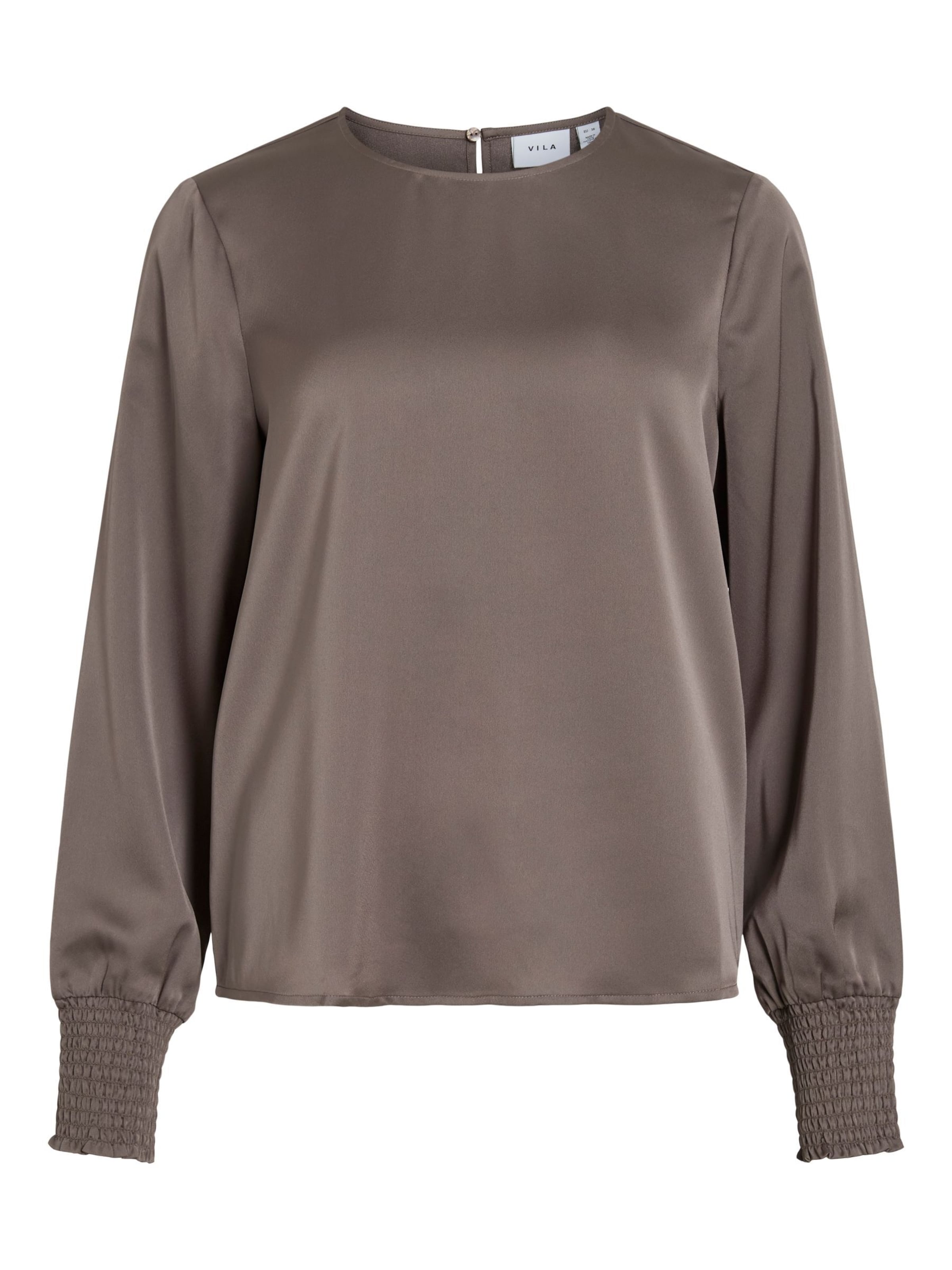 VILA Blouse 'Viellette' in Brown: front