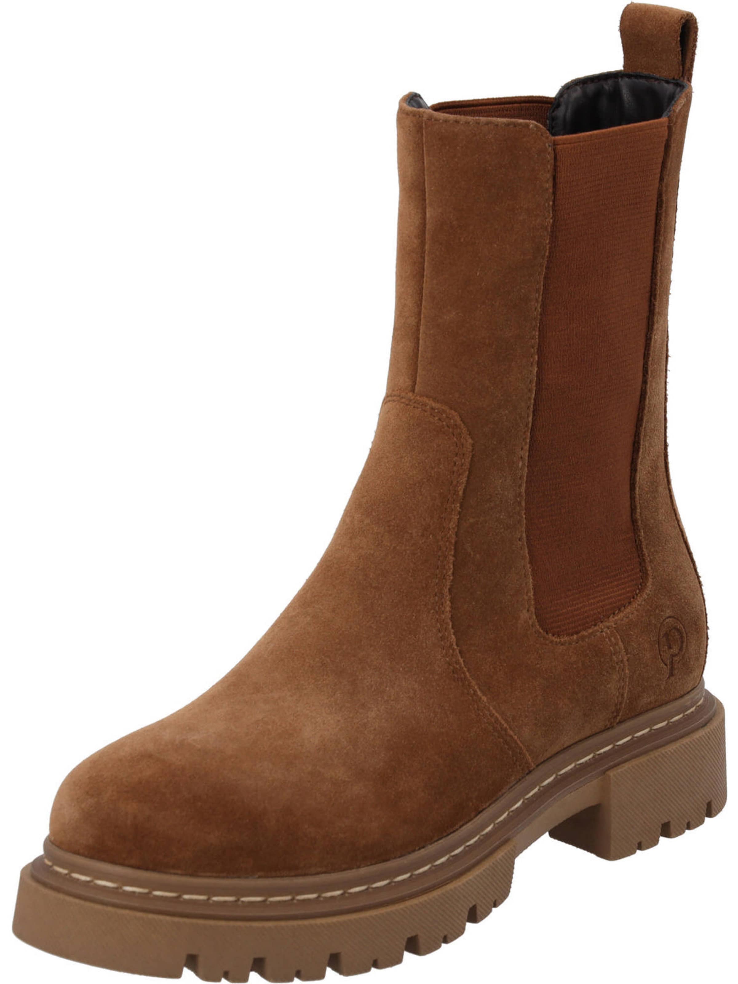 Palado Chelsea boots 'Ustica' in Bruin: voorkant