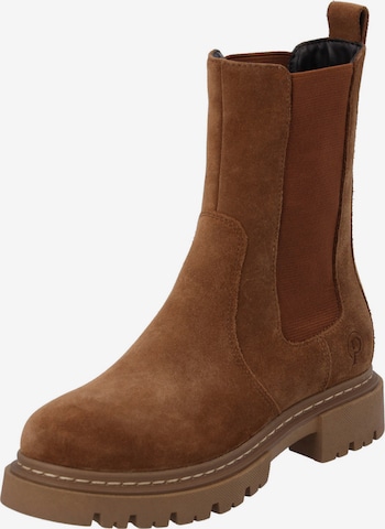 Palado Chelsea boots 'Ustica' in Bruin: voorkant