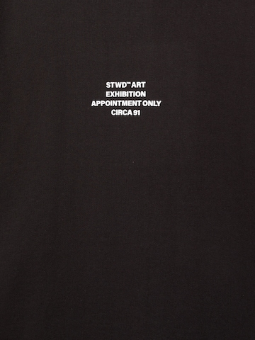 Pull&Bear Shirt 'STWD' in Zwart