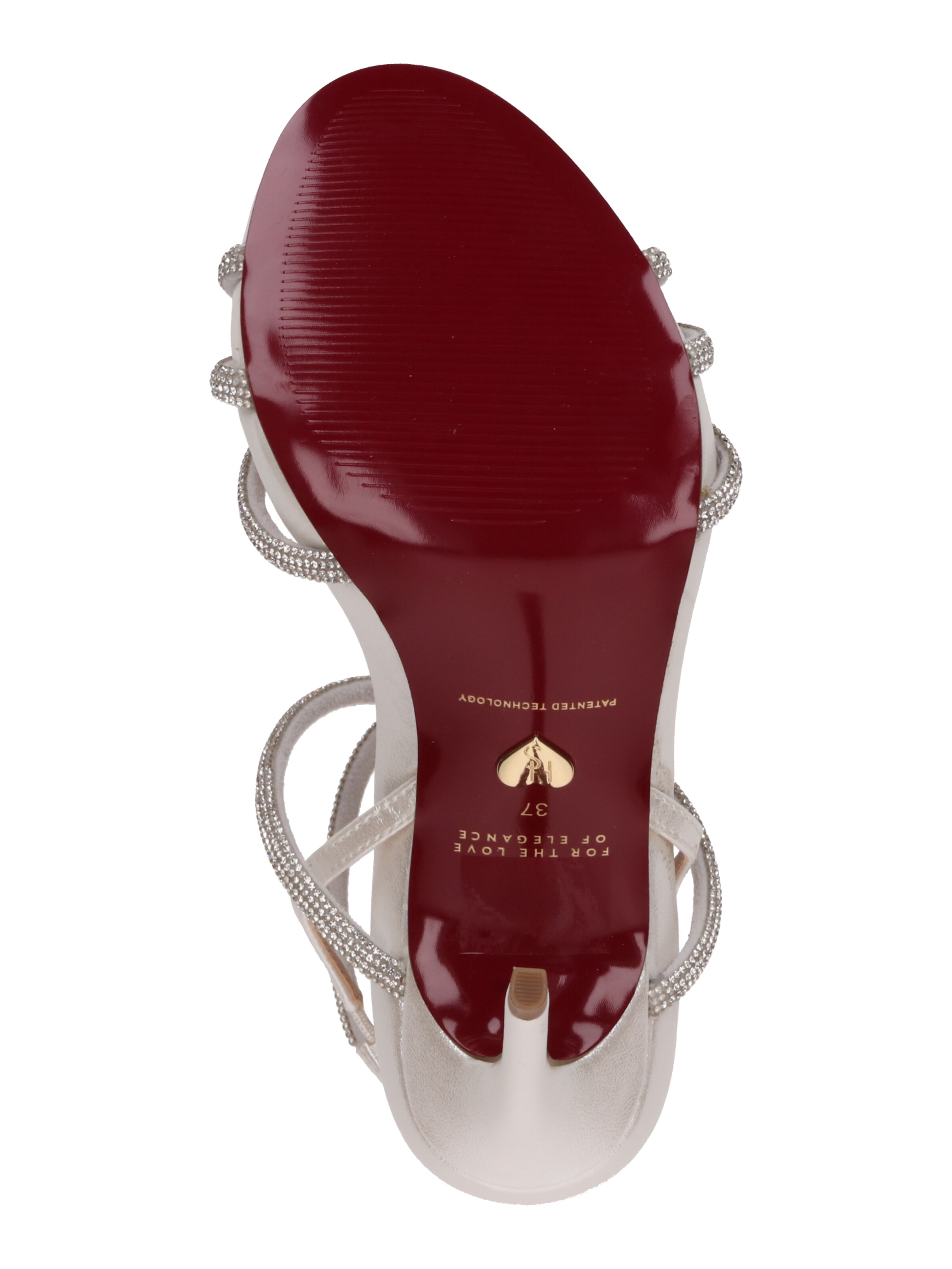 Tamaris Páskové sandály 'Women Sandals' – stříbrná