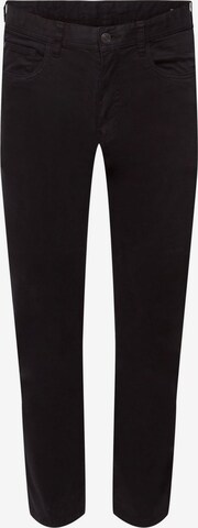 Coupe slim Pantalon chino ESPRIT en noir : devant