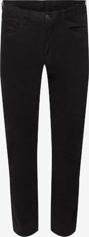 Pantalon chino ESPRIT en noir : devant