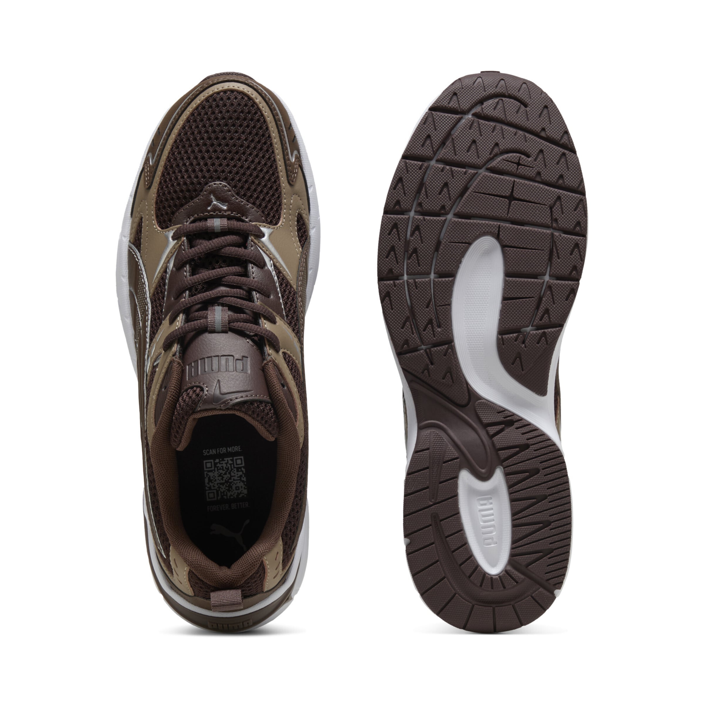 PUMA Sneaker 'Milenio Tech 2000' in Braun