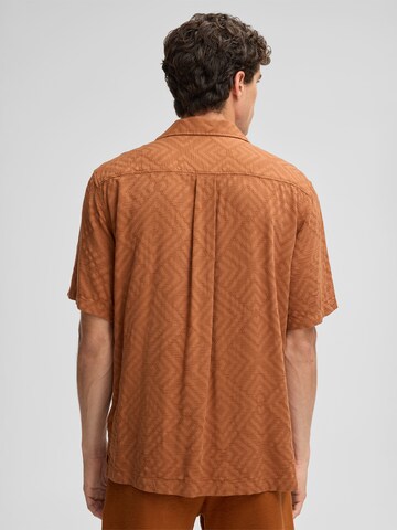 STRELLSON Regular Fit Hemd 'Cisco ' in Braun