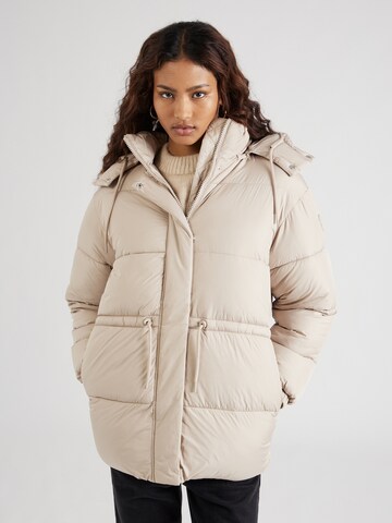 s.Oliver Winter Jacket in Beige: front