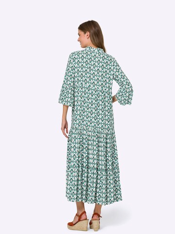 Rochie de la heine pe verde