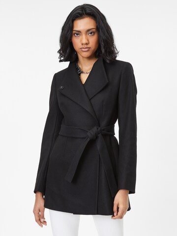 FRENCH CONNECTION Between-Seasons Coat in Black: front