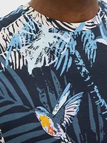 JACK & JONES Shirt 'JJHAWAII' in Blue