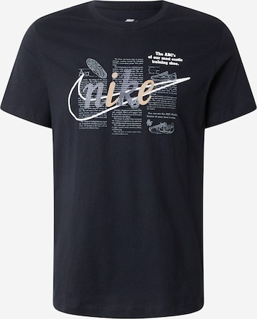Tricou 'CELEBRATE' de la Nike Sportswear pe negru: față
