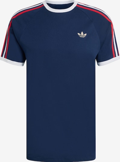 ADIDAS ORIGINALS Majica '3-STRIPES' u mornarsko plava / crvena / bijela, Pregled proizvoda