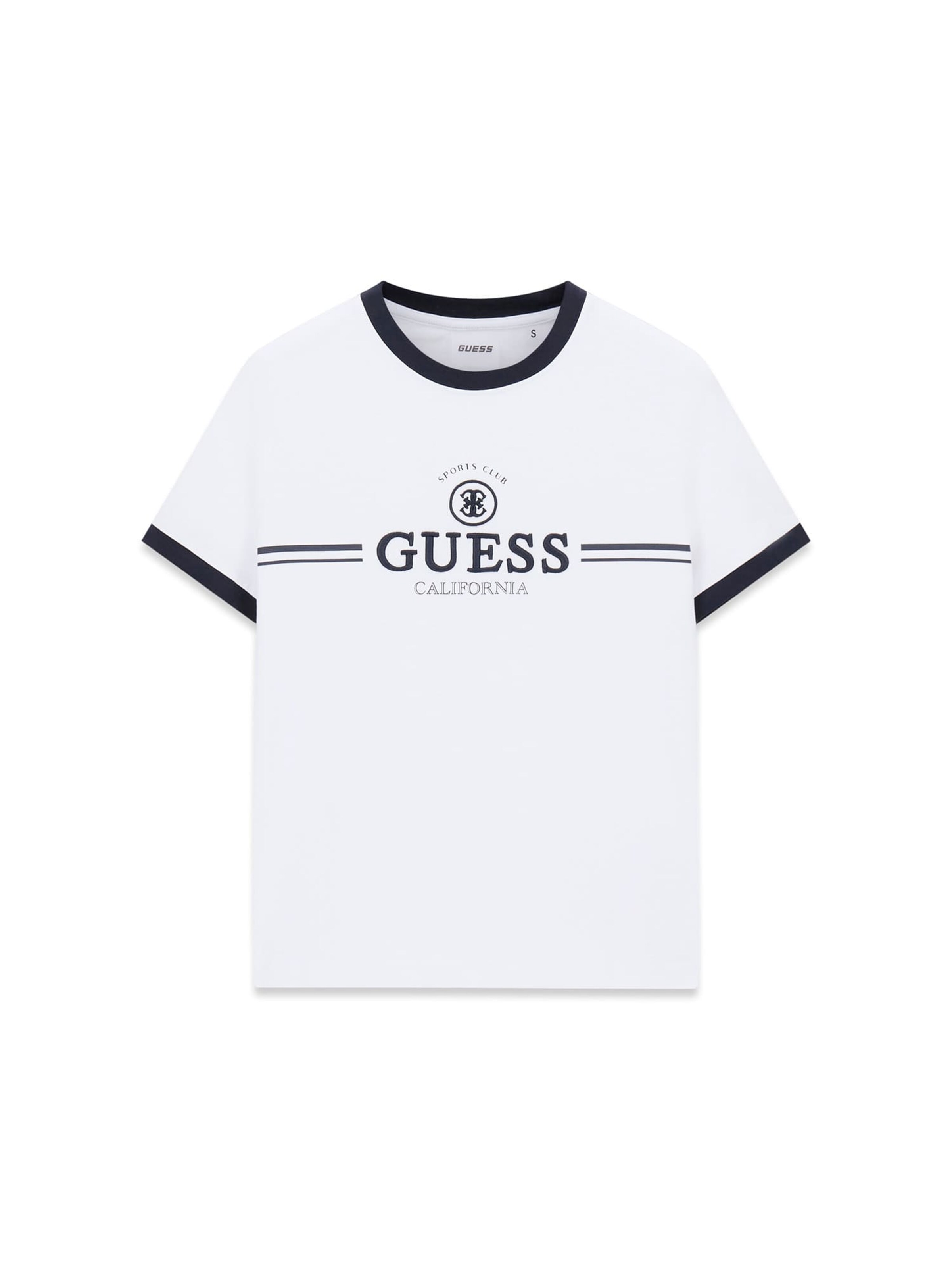 GUESS Shirt in marine blue / White, Item view