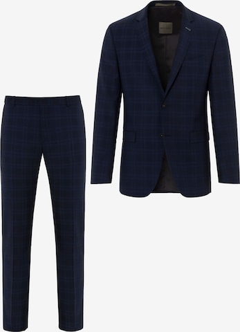 BENVENUTO Slim fit Suit 'Othello Iago 360' in Blue: front