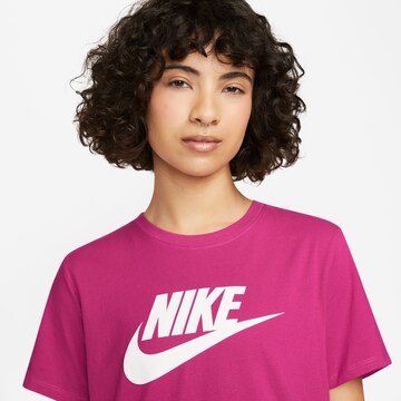 Nike Sportswear Skinny Shirts 'Essential' i pink