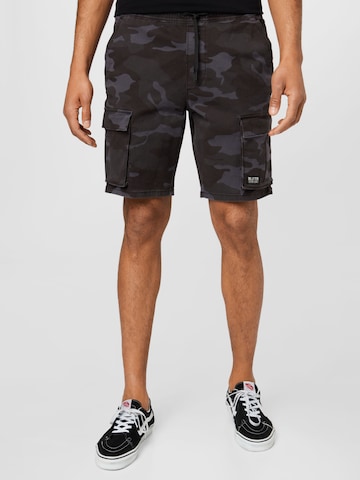 HOLLISTER - regular Pantalón cargo en negro: frente