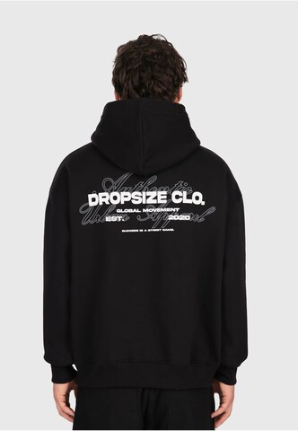 Dropsize Sweatshirt 'Global Movement' in Schwarz: Vorderseite