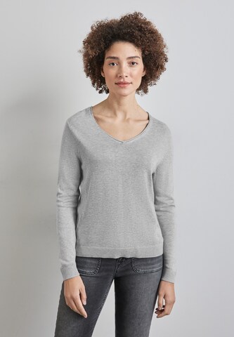 STREET ONE Pullover in Grau: Vorderseite
