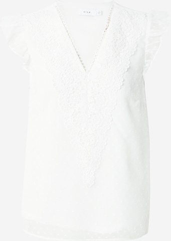 VILA - Blusa 'FIE' en blanco: frente