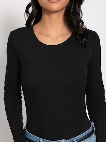SASSYCLASSY - Body de blusa en negro