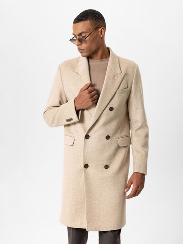 Manteau mi-saison 'Klaus' Antioch en beige : devant