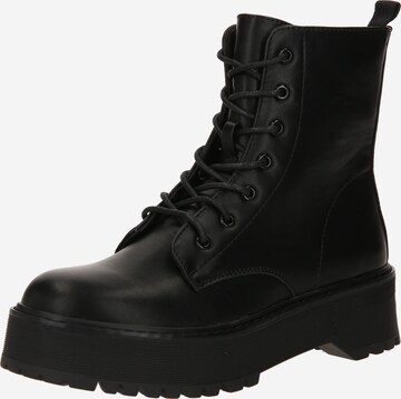 Madden Girl - Botines con cordones 'DANTE' en negro: frente