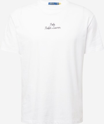 T-Shirt Polo Ralph Lauren en blanc : devant