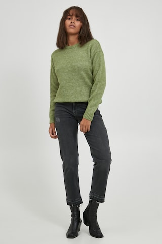 PULZ Jeans Strickpullover 'PZIRIS' in Grün