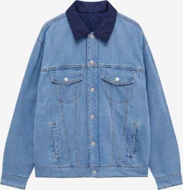 Pull&Bear Between-Season Jacket in Blue: front