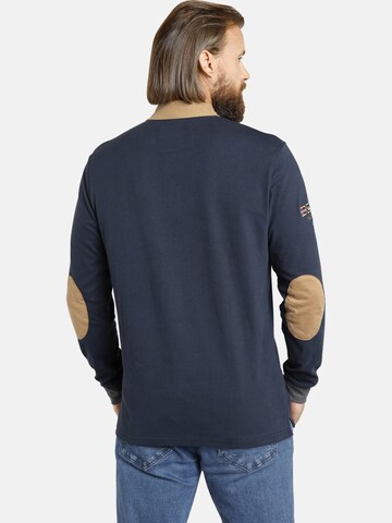 Jan Vanderstorm Sweatshirt 'Jaarne' in Blau