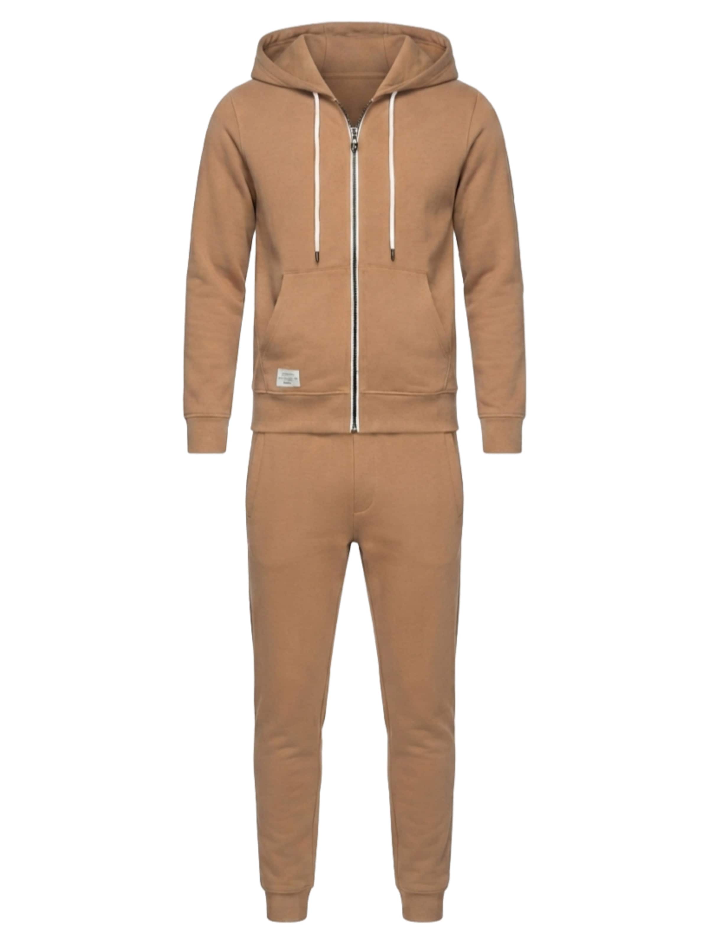 Tuta da jogging di Ombre in marrone: frontale