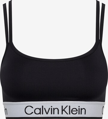 Calvin Klein Sport Bustier Sport bh in Zwart: voorkant