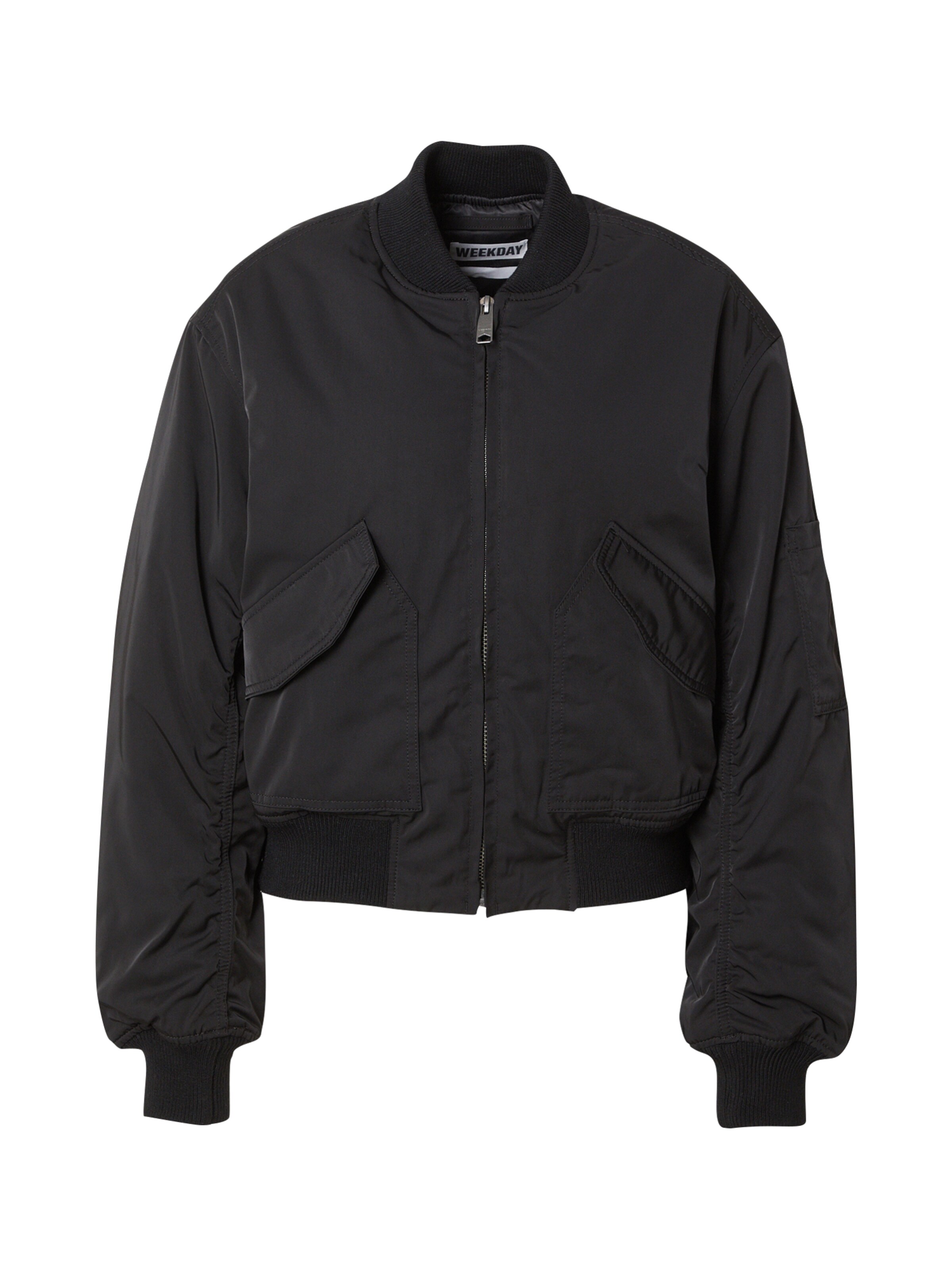 Giacca di mezza stagione 'Seoul' di WEEKDAY in nero: frontale